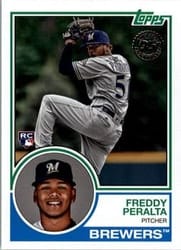 2018 Topps Update 1983 Topps Freddy Peralta #83-49 card