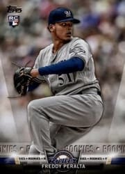 2018 Topps Update Salute Freddy Peralta #S-36 card