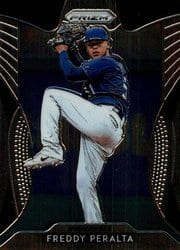 2019 Panini Prizm Base Set Freddy Peralta #133 card