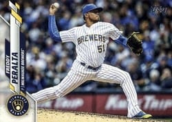 2020 Topps Base Set Freddy Peralta #238 card