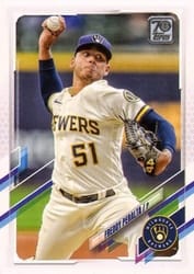 2021 Topps Update Base Set Freddy Peralta #US165 card
