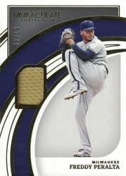 2022 Panini Immaculate Collection Base Set Freddy Peralta #94 card
