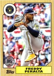 2022 Topps 1987 Topps Baseball (Series 2) Freddy Peralta #87TB-40 card