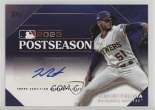 2024 Topps Postseason Performance Autograph Freddy Peralta #PPA-FP card