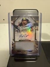 2024 Topps Triple Threads Autograph Single Jumbo Relics Freddy Peralta #AJR-FP card