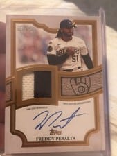 2026 Topps Topps Flagship Autograph Patch Freddy Peralta #TFAP2-FP card