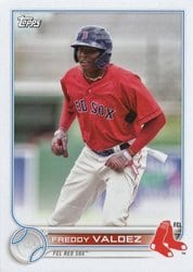 2022 Topps Pro Debut Base Set Freddy Valdez #PD-194 card