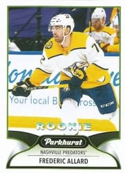 2021-22 Parkhurst Base Set Frederic Allard #303 card