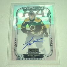 2025-26 O-Pee-Chee Platinum Rookie Autographs Frederic Brunet #R-FB card