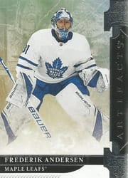 2019-20 Upper Deck Artifacts Base Set Frederik Andersen #33 card