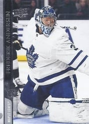 2020-21 Upper Deck Base Set Frederik Andersen #416 card