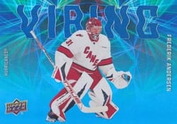 2025-26 Upper Deck Vibing Frederik Andersen #VB-2 card