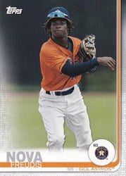2019 Topps Pro Debut Base Set Freudis Nova #194 card