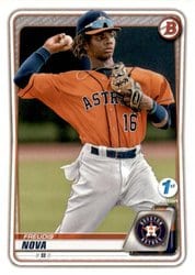 2020 Bowman 1st Edition Base Set Freudis Nova #BFE-82 card