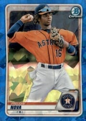 2020 Bowman Sapphire Edition Base Set Freudis Nova #BCP-82 card