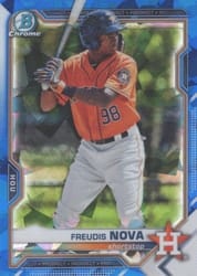2021 Bowman Sapphire Edition Base Set Freudis Nova #BCP-56 card