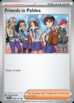 Prismatic Evolutions Friends in Paldea #109 card
