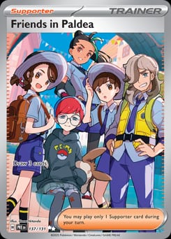 2025 Prismatic Evolutions Friends in Paldea #137 card