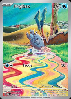 2023 Paldea Evolved Frigibax #208 card