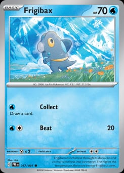 Paldean Fates Frigibax #17 card