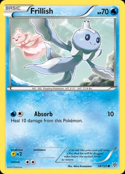 Plasma Storm Frillish #38 card