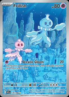 2025 White Flare Frillish #126 card