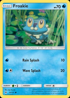 Forbidden Light Froakie #22 card