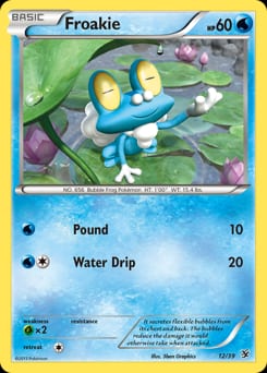 Kalos Starter Set Froakie #12 card