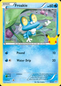 McDonald's Collection 2021 Froakie #22 card
