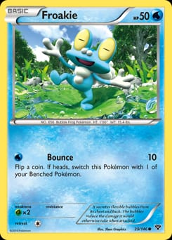 XY Froakie #39 card