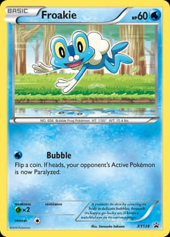 XY Black Star Promos Froakie #XY138 card