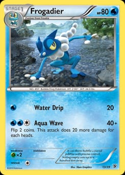 Kalos Starter Set Frogadier #13 card