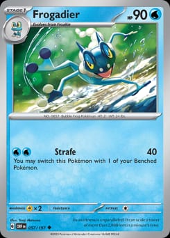 Obsidian Flames Frogadier #57 card
