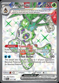 Paradox Rift Froslass ex #217 card
