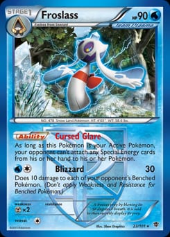 Plasma Blast Froslass #23 card