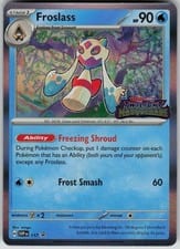 2023 Scarlet & Violet Black Star Promos Froslass #117 card