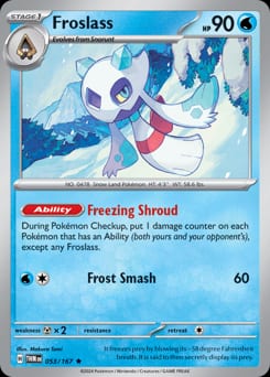 2024 Twilight Masquerade Froslass #53 card