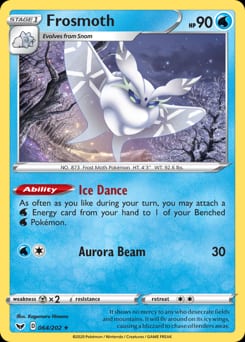 Sword & Shield Frosmoth #64 card