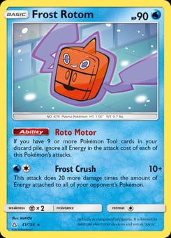 Ultra Prism Frost Rotom #41 card