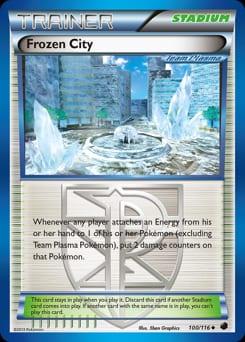 Plasma Freeze Frozen City #100 card