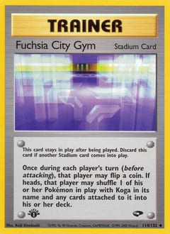 Gym Challenge Fuchsia City Gym #114 card