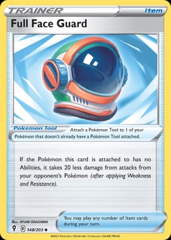 Evolving Skies Full Face Guard #148 card