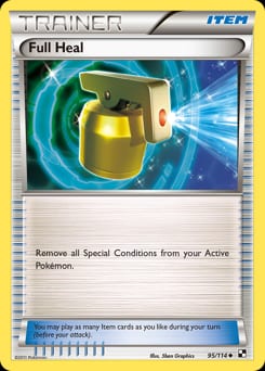 Black & White Full Heal #95 card