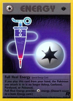 Team Rocket Full Heal Energy #81 card