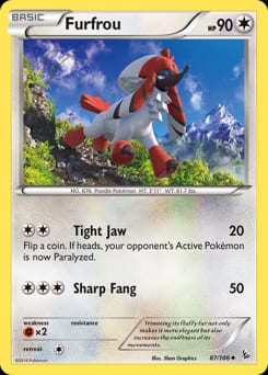 Flashfire Furfrou #87 card