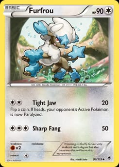 2014 Phantom Forces Furfrou #90 card