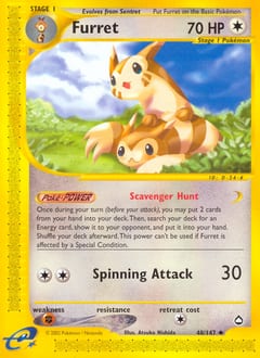 2003 Aquapolis Furret #48 card