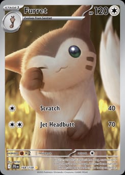 Journey Together Furret #168 card