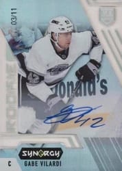 2020-21 Upper Deck Synergy Base Set Gabe Vilardi #126 card
