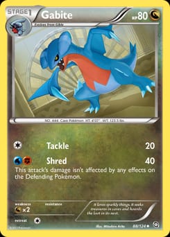 2012 Dragons Exalted Gabite #88 card